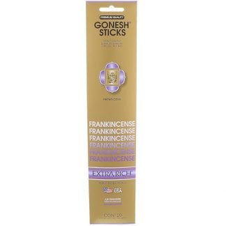 Gonesh, Extra Rich Incense Sticks, Frankincense, 20 Sticks