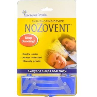 Scandinavian Formulas, Nozovent®（ノゾヴェント）いびき防止装置、Mサイズ 呼吸装置 2つ