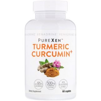Xenadrine, PureXen（ピュレクセン）、ウコンクルクミン＋、カプレット60粒