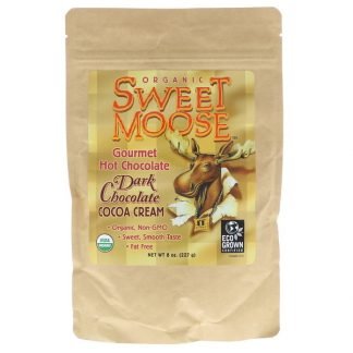 FunFresh Foods, Sweet Moose, Gourmet Hot Chocolate, Dark Chocolate Cocoa Cream, 8 oz (227 g)