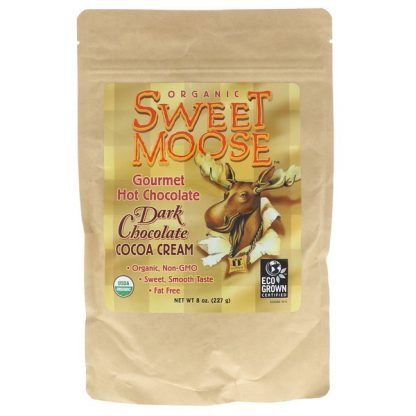 FunFresh Foods, Sweet Moose, Gourmet Hot Chocolate, Dark Chocolate Cocoa Cream, 8 oz (227 g)