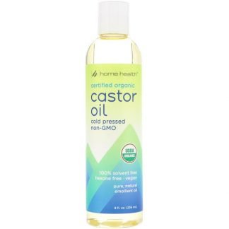 Home Health, オーガニックカスターオイル、8 fl oz (236 ml)