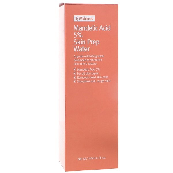 Wishtrend, マンデル酸5%スキンケア用ウォーター、4.1 fl oz (120 ml) (Discontinued Item)