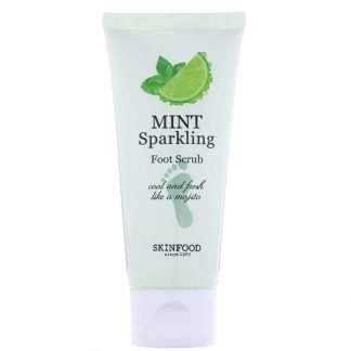 Skinfood, ミントスパークリング・フットスクラブ、100 ml