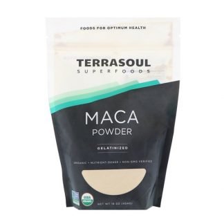 Terrasoul Superfoods, マカパウダー、ゼラチン化、16 oz (454 g) (Discontinued Item)