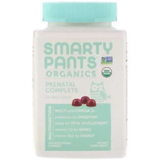 SmartyPants, オーガニック、プレナタルコンプリート、植物性グミ120粒
