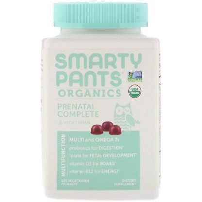 SmartyPants, オーガニック、プレナタルコンプリート、植物性グミ120粒