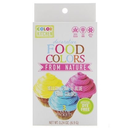 ColorKitchen, デコラティブ、天然食品着色料、3色パック、0.24 oz (6.9 g)