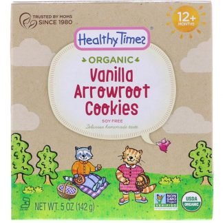 Healthy Times, オーガニック、クズウコンクッキー、バニラ、12ヶ月以上、5 oz (142 g)