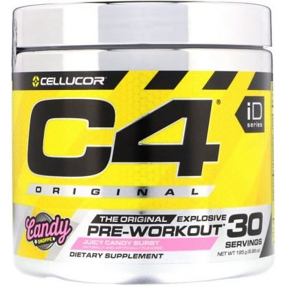 Cellucor, C4オリジナルエクスプローシブ、プレワークアウト、ジューシーキャンディバースト、6.88 oz (195 g)