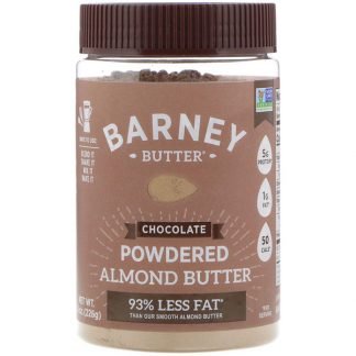 Barney Butter, バーニーバター、 パウダーアーモンドバター、チョコレート、8 oz (226 g)