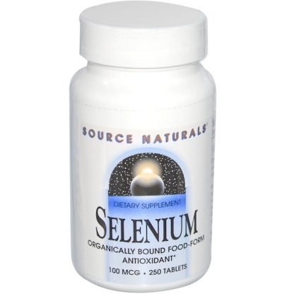 Source Naturals, セレン, 100 mcg, 250 錠