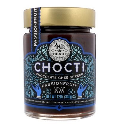 4th & Heart, チョクティ・チョコレートギースプレッド、パッションフルーツ、12オンス (340 g)