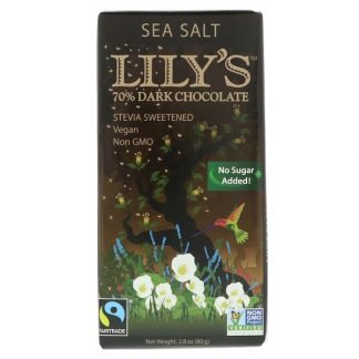 Lily's Sweets, 70% Dark Chocolate, Sea Salt, 2.8 oz (80g)