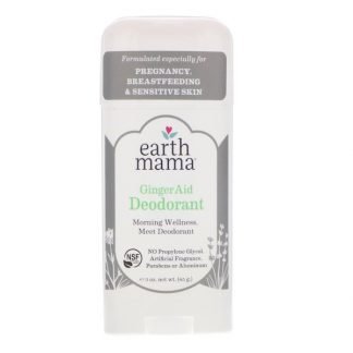 Earth Mama, デオドラント、ジンジャー エイド、3 oz (85 g)