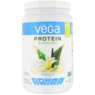Vega, プロテイン＆グリーンズ、バニラ味、21.7 oz (614 g)