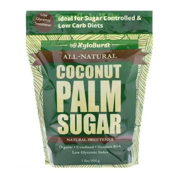 Xyloburst, オールナチュラル・ココナッツパームシュガー、低血糖甘味料、454g(1 lb.)