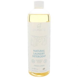 Puracy, 天然洗濯洗剤、フレッシュリネン、24 fl oz (710 ml)