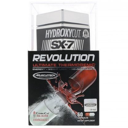 Hydroxycut, SX-7レボリューション究極の熱発生、60カプセル (Discontinued Item)