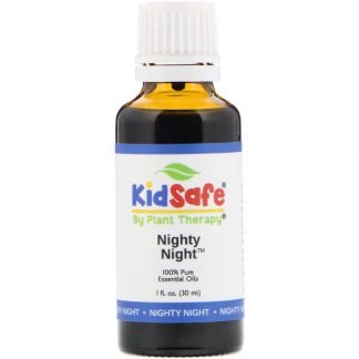 Plant Therapy, KidSafe、100%ピュアエッセンシャルオイル、おやすみなさい、1液量オンス (30 ml)