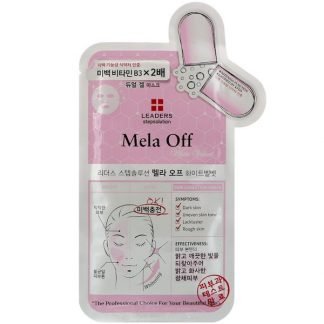 Leaders, ステップソリューション、メラオフ ホワイトベルベットマスク、1枚、25 ml