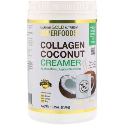 California Gold Nutrition, Superfoods, Collagen Coconut Creamer Powder, 10.2 oz (288 g)