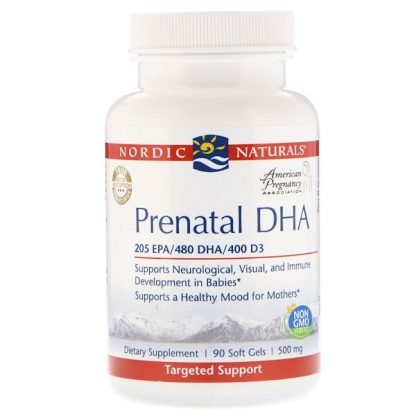 Nordic Naturals, Prenatal DHA, 500 mg, 90 Softgels