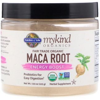 Garden of Life, マイカインドオーガニックス、フェアトレードオーガニックマカルート、エネルギーブースト、225 g（7.93 oz）