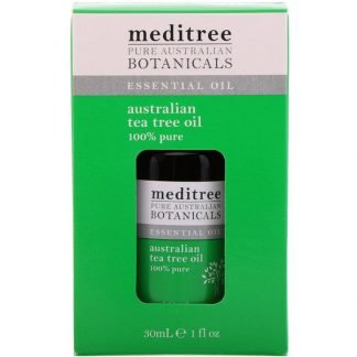Meditree, ピュアオーストラリア産植物、100%ピュアオーストラリア産ティーツリーオイル、1液量オンス (30 ml)