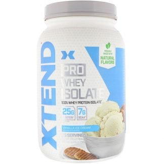 Scivation, エクステンドプロ、ホエイアイソレート、バニラアイスクリーム、1.78 lb (810 g)