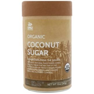 OMG! Organic Meets Good, オーガニック、ココナッツシュガー、12 oz (340 g)