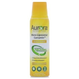 Aurora Nutrascience, マイクロリポソームクルクミン、すべてナチュラルフルーツ味、200mg、5.4 fl oz (160 ml) (Discontinued Item)