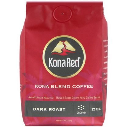 KonaRed , コナブレンドコーヒー、ダークロースト、粉状、12オンス（340 g） (Discontinued Item)