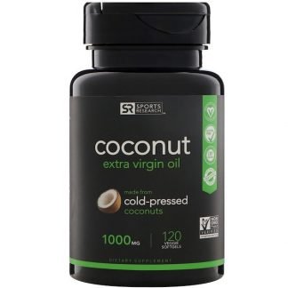 Sports Research, Extra Virgin Organic Coconut Oil, 1000 mg, 120 Veggie Softgels