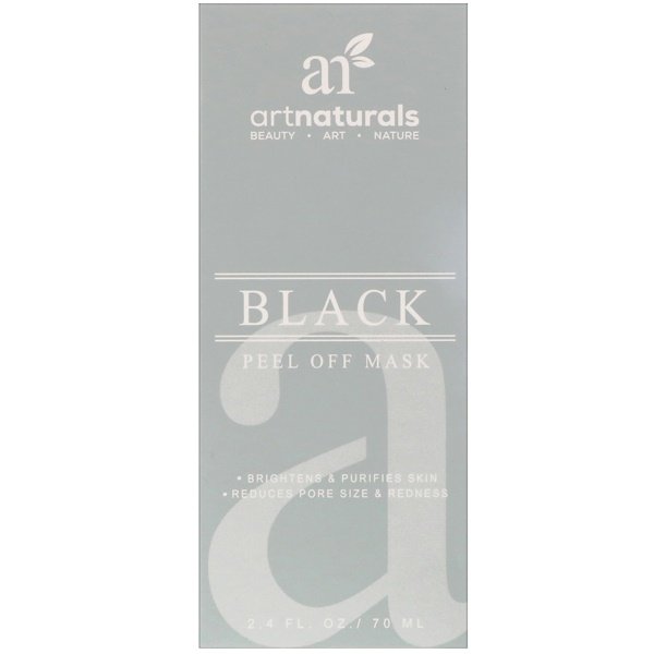 Artnaturals, ブラックピールオフマスク、2.4 fl oz (70 ml)