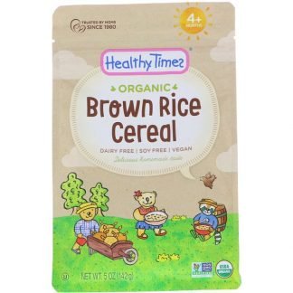 Healthy Times, オーガニック、玄米シリアル、4ヶ月以上、5 oz (142 g)