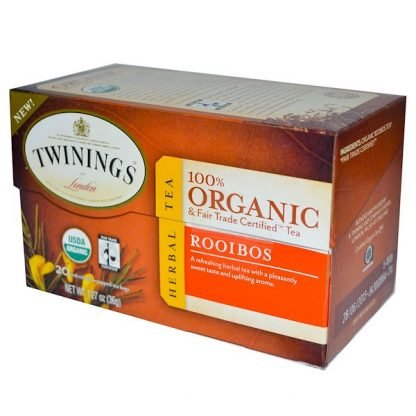 Twinings, 有機ハーブティー, ルイボスティー, 20ティーバッグ, 1.27オンス (36 g)