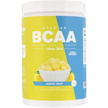 Sparta Nutrition, スパルタン BCAA、アミノブレンド、レモンドロップ、9.52 oz (270 g)