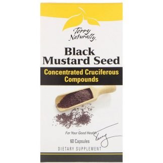 EuroPharma, Terry Naturally, Black Mustard Seed, 60 Capsules (Discontinued Item)