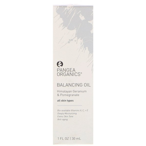 Pangea Organics, バランシングオイル、ヒマラヤンゼラニウム&ザクロ、1液量オンス (30ml)
