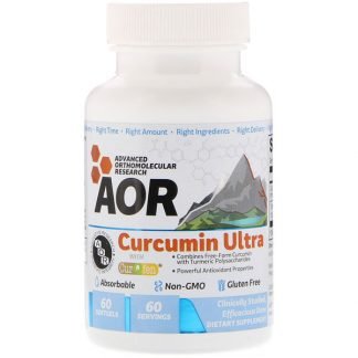 Advanced Orthomolecular Research AOR, クルクミン、ウルトラ、60ソフトジェル