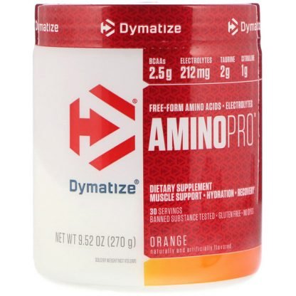 Dymatize Nutrition, アミノプロ、オレンジ、9.52 oz (270 g)
