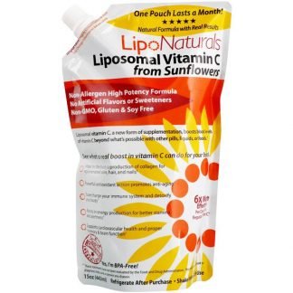 Lipo Naturals, ヒマワリ由来のリポソームビタミンC、443 ml（15 oz）