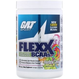GAT, Flexx BCAA、レインボーキャンディー、13.7 oz (390 g)