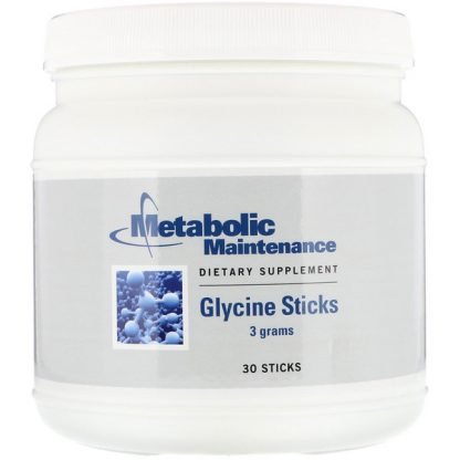 Metabolic Maintenance, グリシンスティック、30本、各3 g
