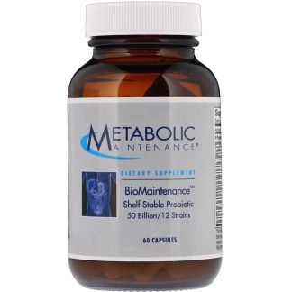 Metabolic Maintenance, BioMaintenance、常温保存可能プロバイオテック、60カプセル