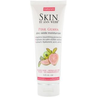 Skin By Ann Webb, 酸化亜鉛モイスチャライザー、ピンクグァバ、3.5液量オンス