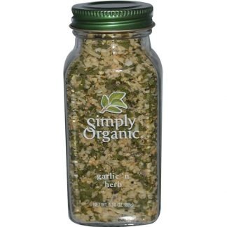 Simply Organic, ガーリックンハーブ、3.10 oz (88 g)