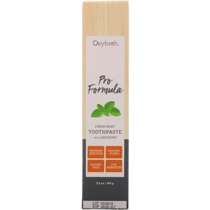 Oxyfresh, プロフォーミュラ、酸素配合フレッシュミントトゥースペースト、5.5オンス (156 g)