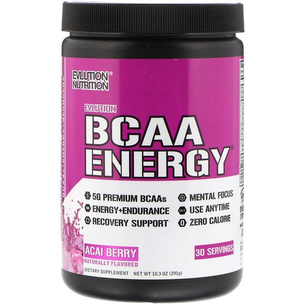 EVLution Nutrition, BCAAエナジー、アサイベリー、10.3 oz (291 g)